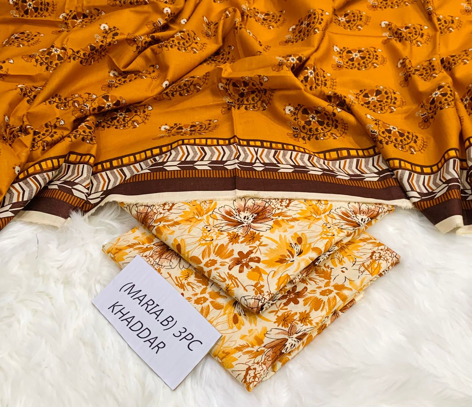 *MARIA B* Hit Vol 3Pc Printed in Winter Collection