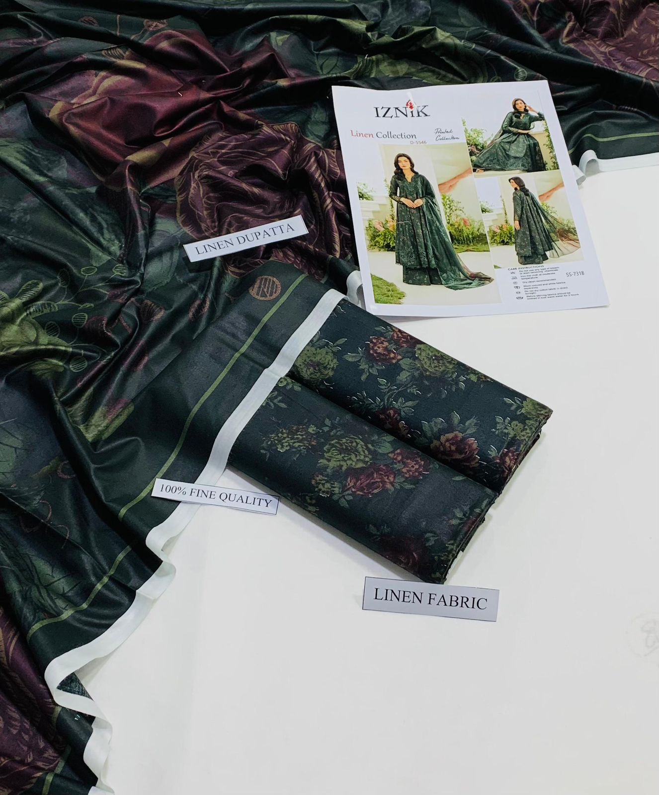 Linen IZNIK Brand 3PC