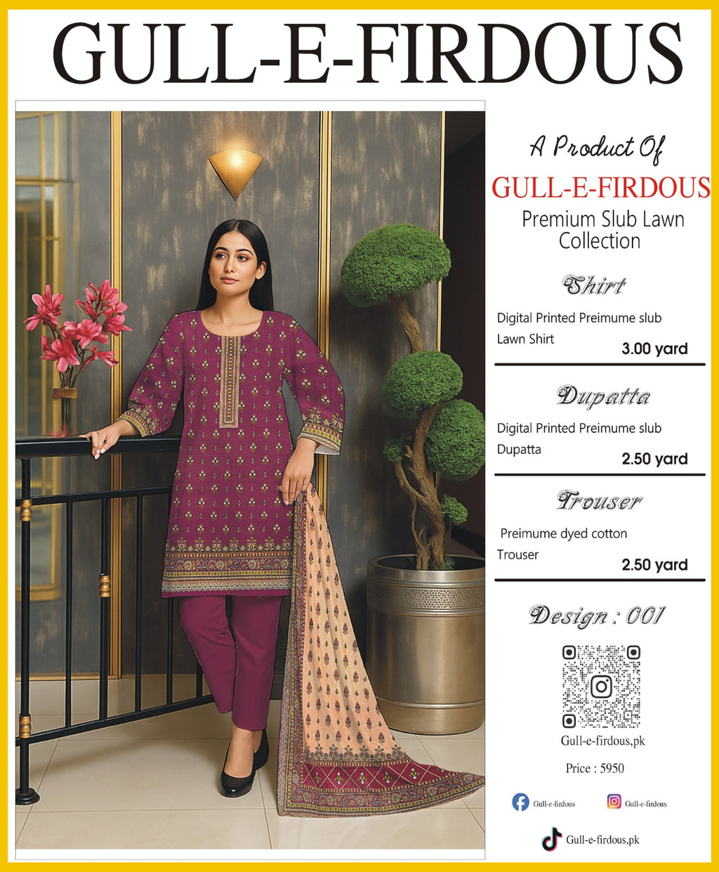Premium Slub Lawn Collection