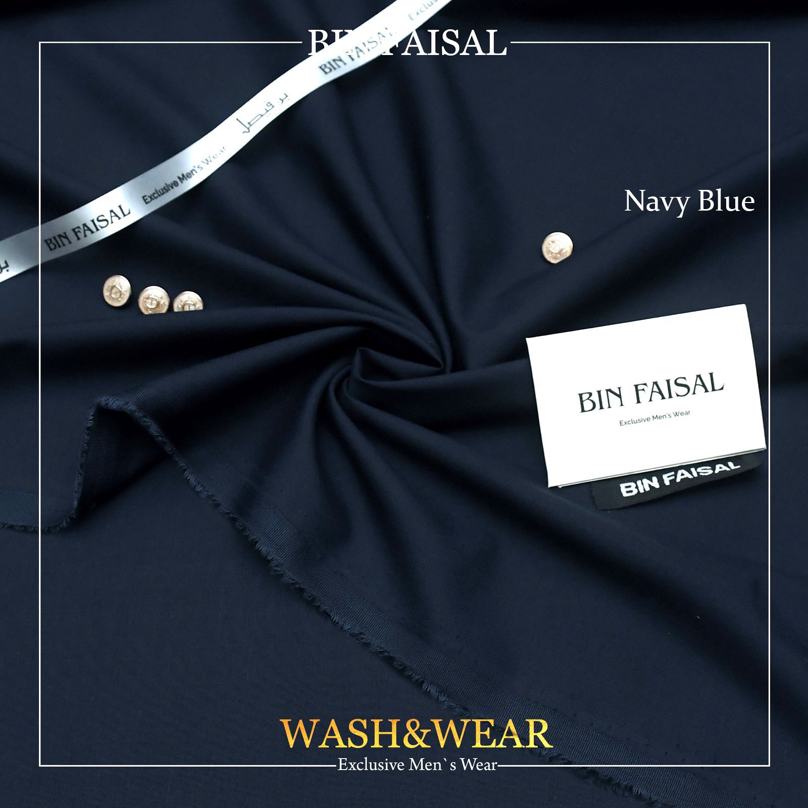 *BIN FAISAL* *100% Pure Super Luxury Regent Wash & Wear*