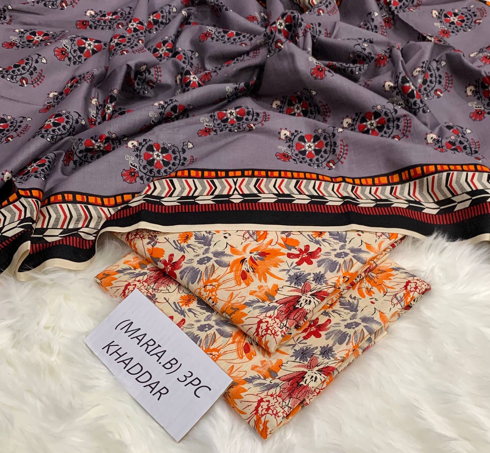 *MARIA B* Hit Vol 3Pc Printed in Winter Collection