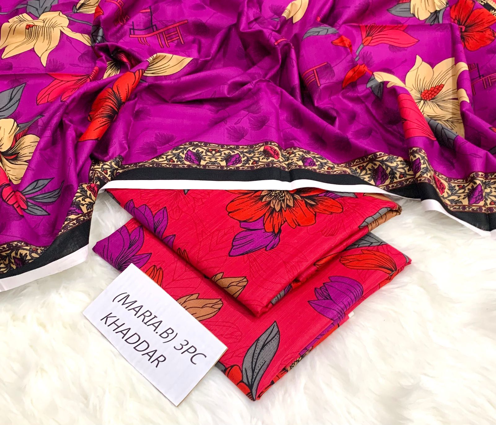 *MARIA B* Hit Vol 3Pc Printed in Winter Collection