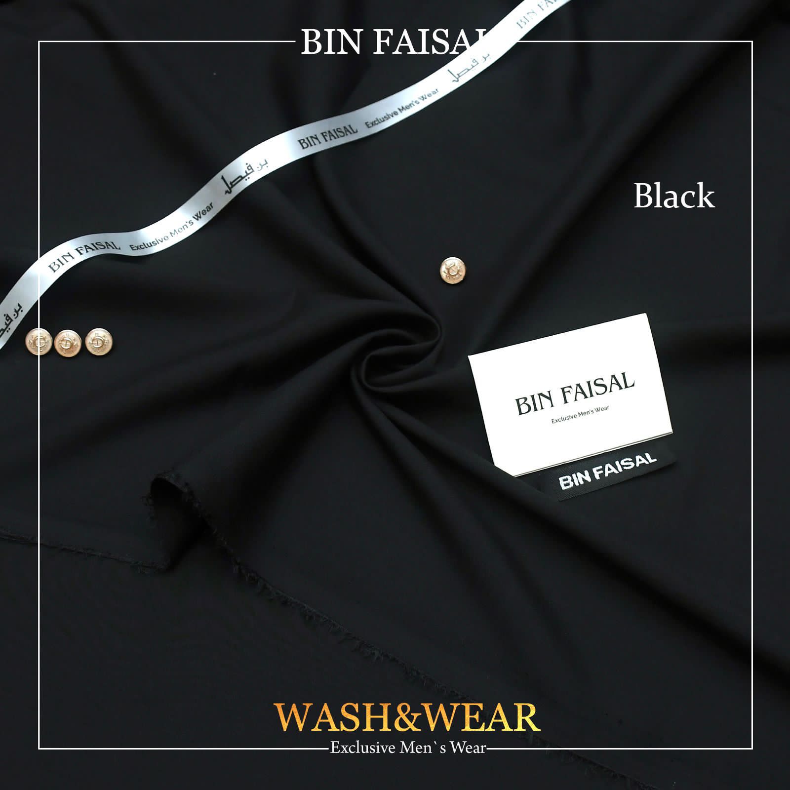 *BIN FAISAL* *100% Pure Super Luxury Regent Wash & Wear*