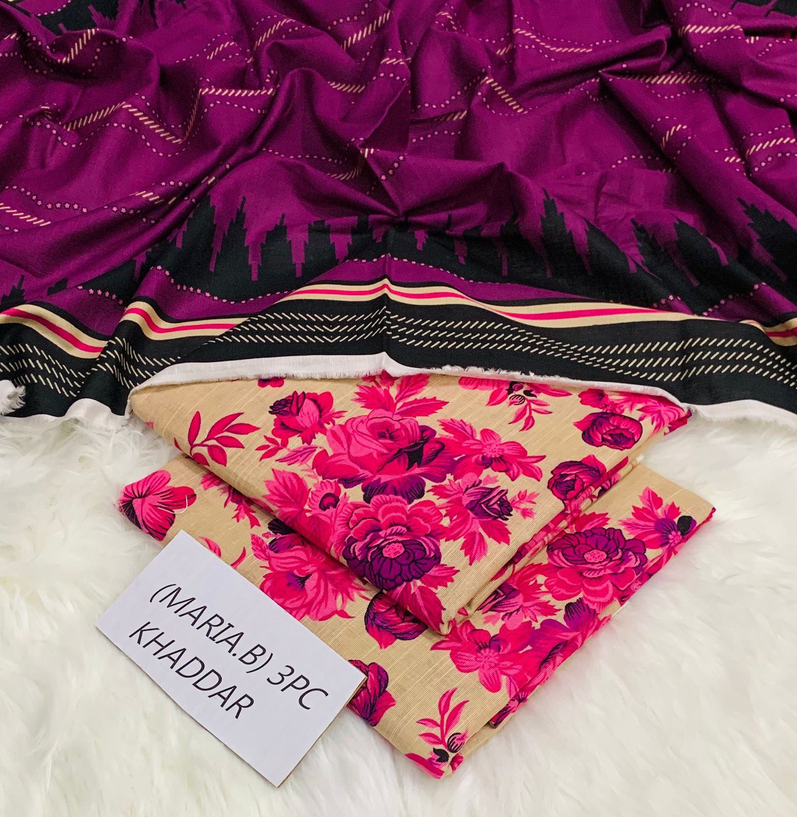 *MARIA B* Hit Vol 3Pc Printed in Winter Collection