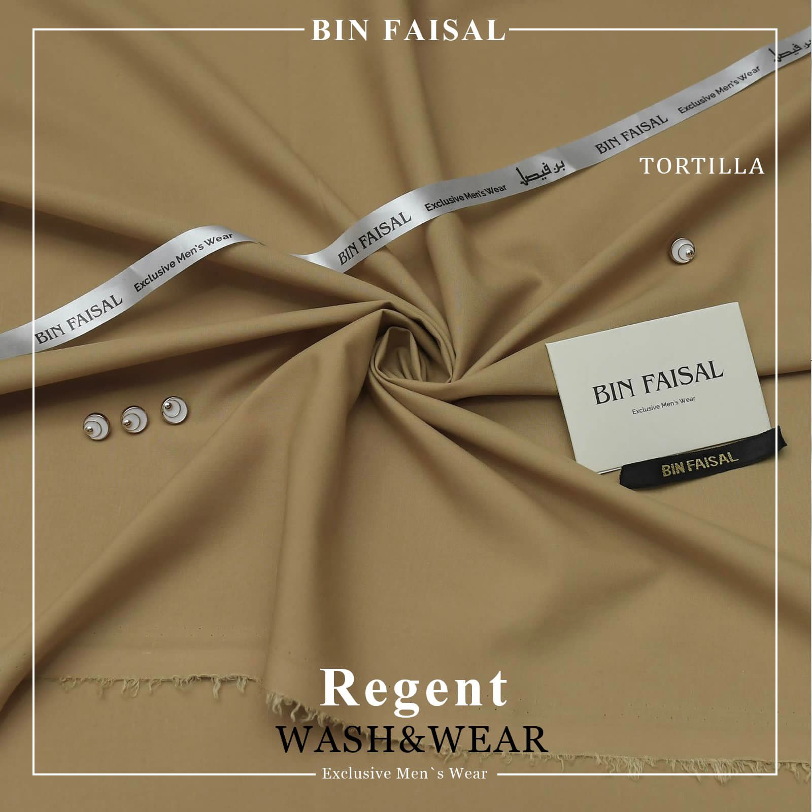 *BIN FAISAL* *100% Pure Super Luxury Regent Wash & Wear*