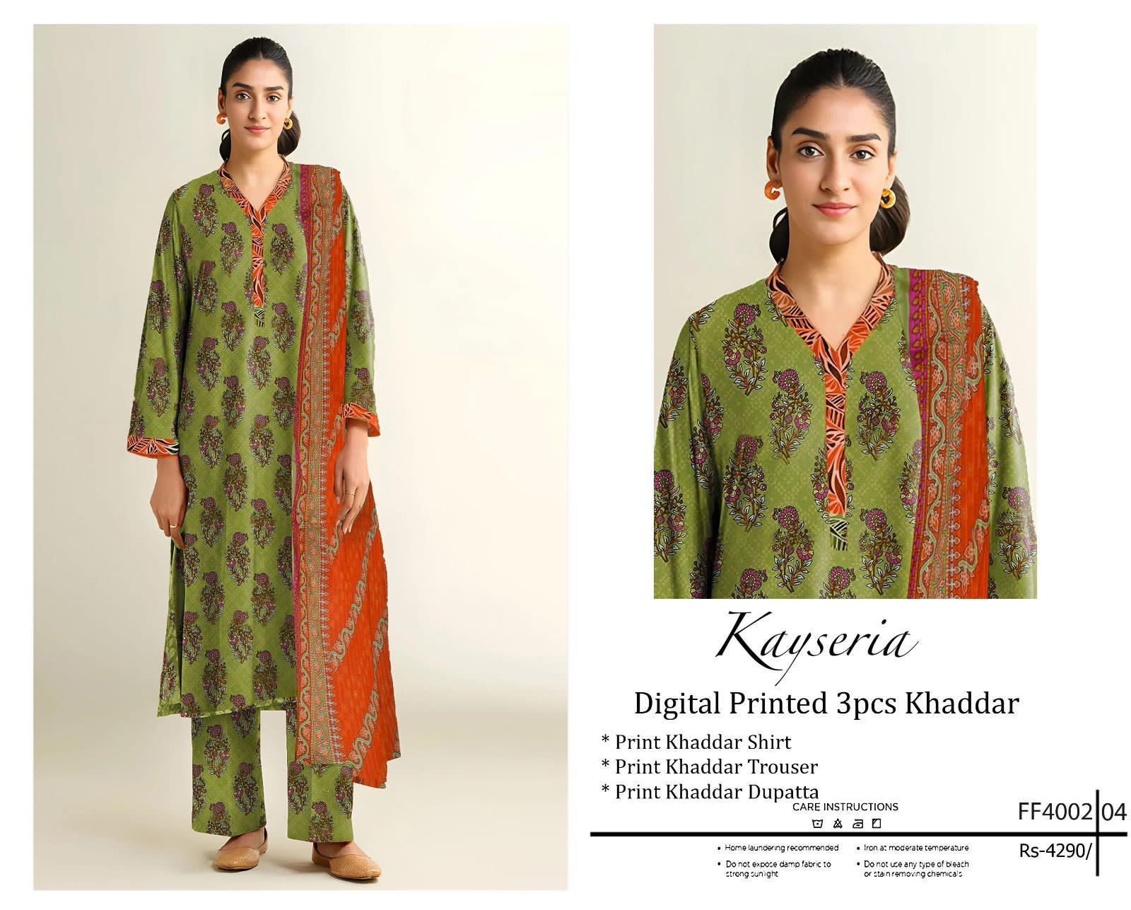 KAYSERIA KHAADER 3PC